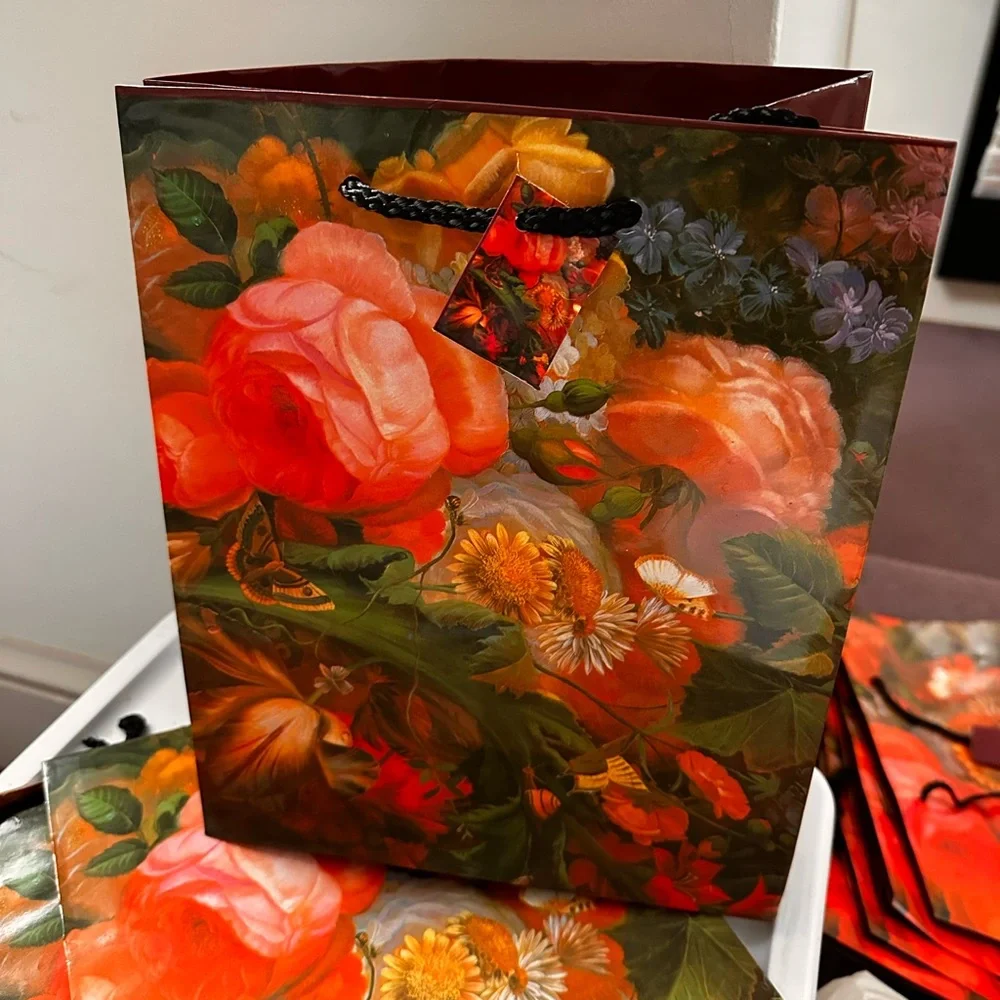 Floral Gift Bags Set
